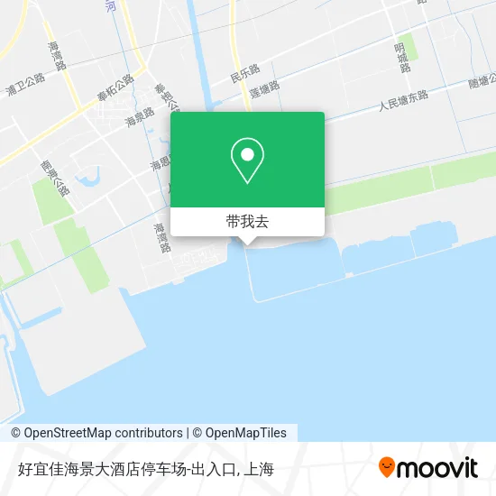 好宜佳海景大酒店停车场-出入口地图