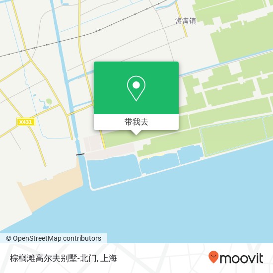 棕榈滩高尔夫别墅-北门地图
