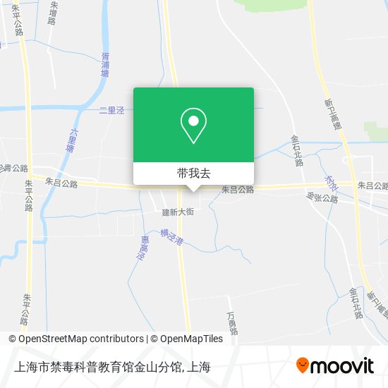 上海市禁毒科普教育馆金山分馆地图