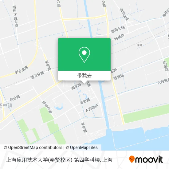 上海应用技术大学(奉贤校区)-第四学科楼地图