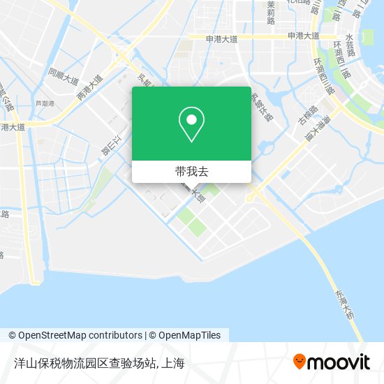 洋山保税物流园区查验场站地图