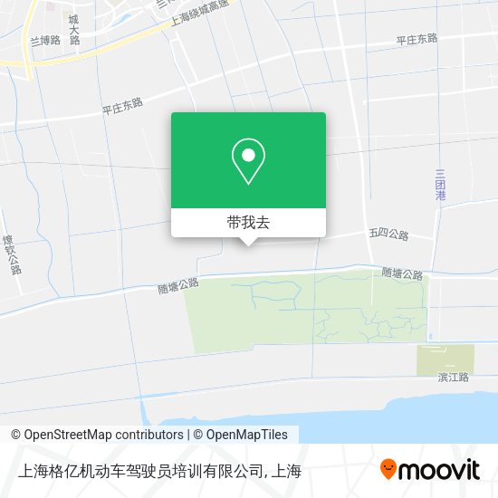 上海格亿机动车驾驶员培训有限公司地图