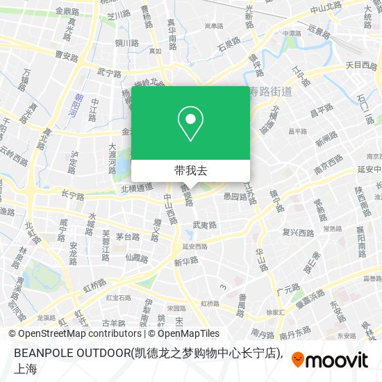 BEANPOLE OUTDOOR(凯德龙之梦购物中心长宁店)地图