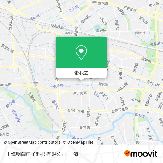 上海明阔电子科技有限公司地图
