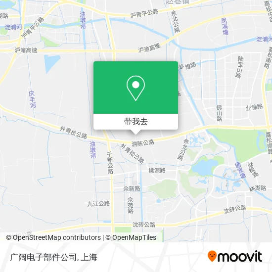 广阔电子部件公司地图