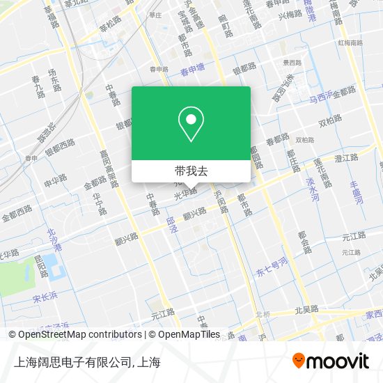 上海阔思电子有限公司地图