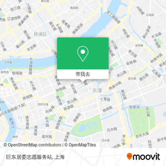 巨东居委志愿服务站地图