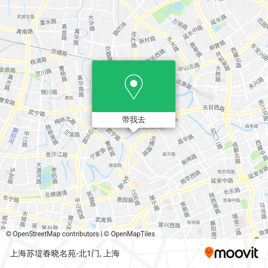 上海苏堤春晓名苑-北1门地图
