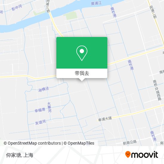 仰家塘地图