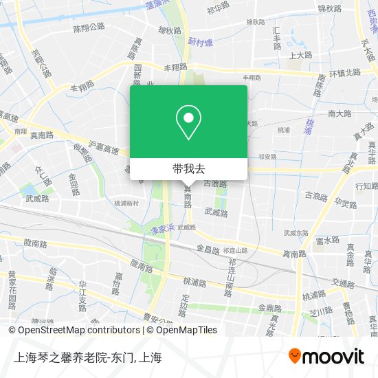 上海琴之馨养老院-东门地图