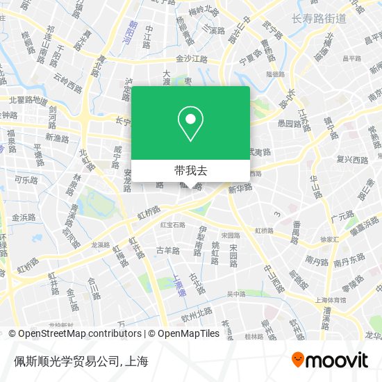 佩斯顺光学贸易公司地图