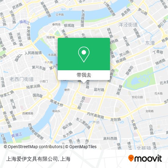 上海爱伊文具有限公司地图