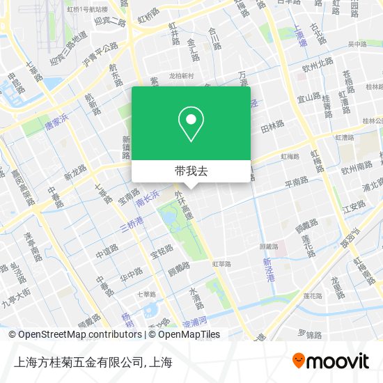 上海方桂菊五金有限公司地图