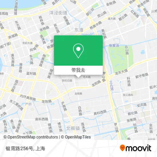 银霄路256号地图