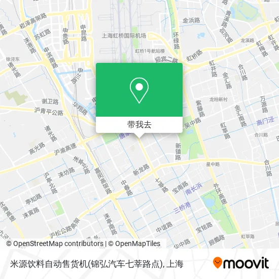 米源饮料自动售货机(锦弘汽车七莘路点)地图