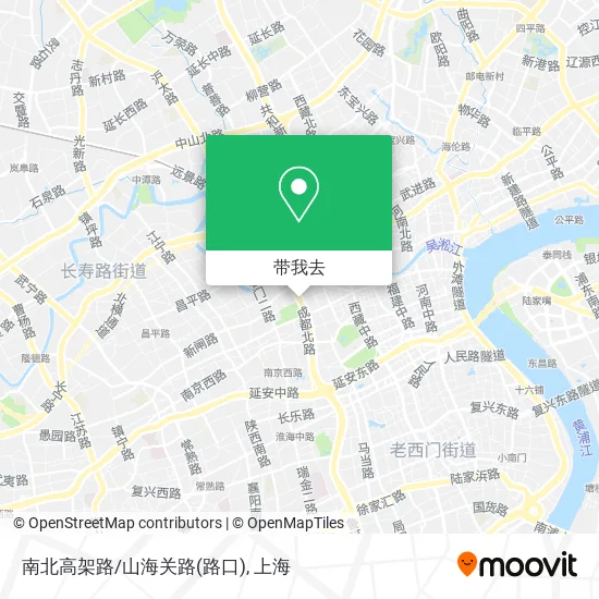 南北高架路/山海关路(路口)地图