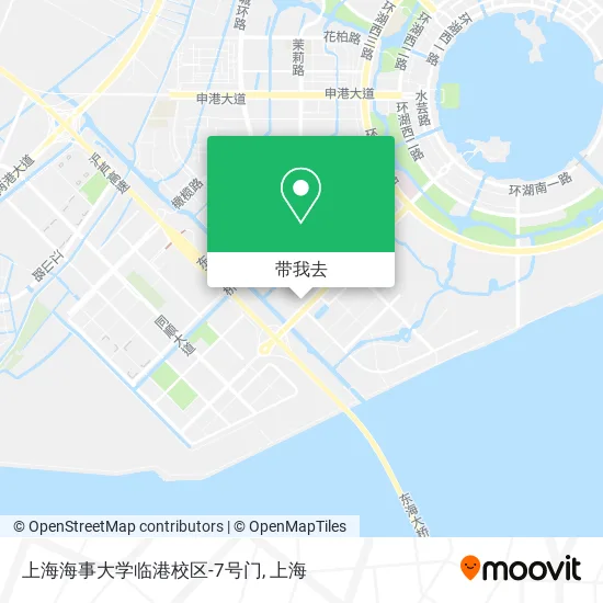 上海海事大学临港校区-7号门地图