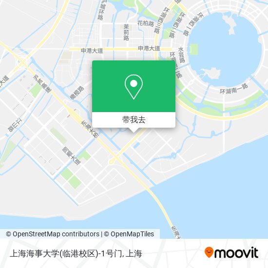 上海海事大学(临港校区)-1号门地图