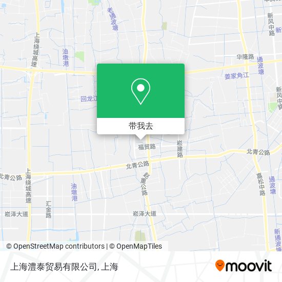 上海澧泰贸易有限公司地图