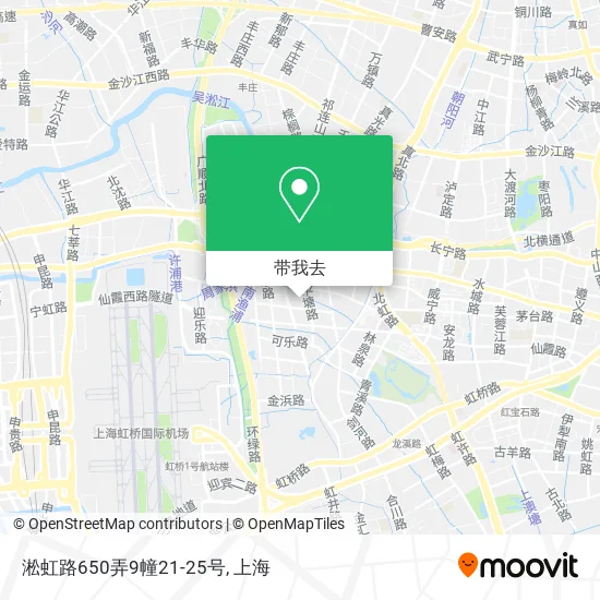 淞虹路650弄9幢21-25号地图