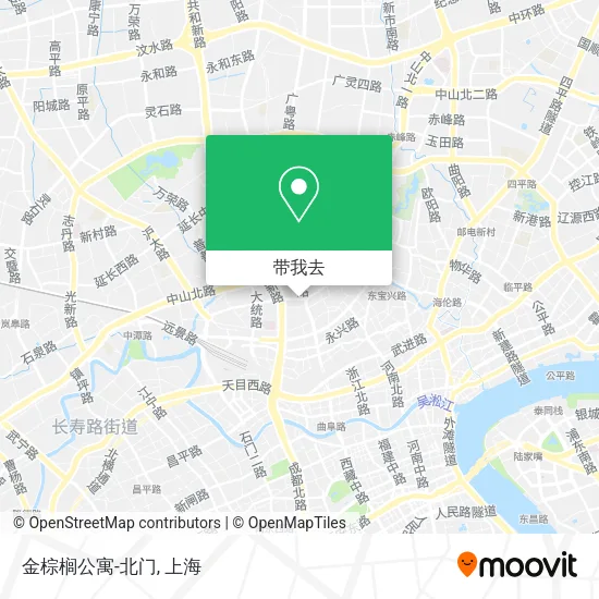 金棕榈公寓-北门地图