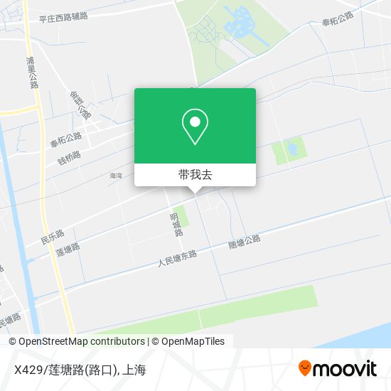 X429/莲塘路(路口)地图