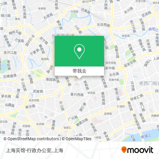 上海宾馆-行政办公室地图