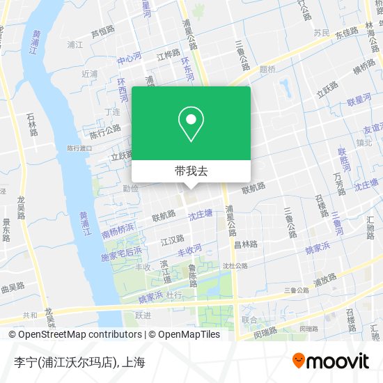 李宁(浦江沃尔玛店)地图