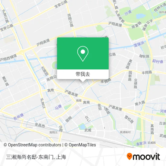 三湘海尚名邸-东南门地图