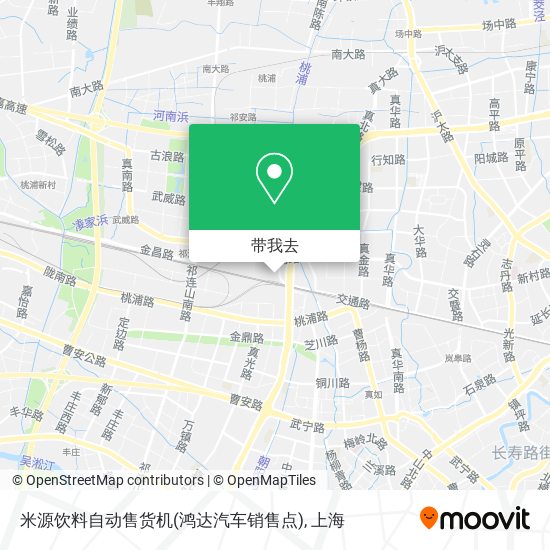 米源饮料自动售货机(鸿达汽车销售点)地图