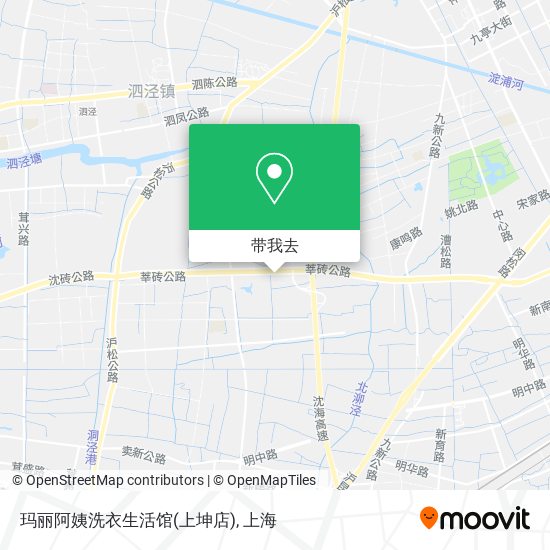 玛丽阿姨洗衣生活馆(上坤店)地图