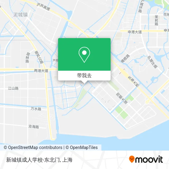 新城镇成人学校-东北门地图