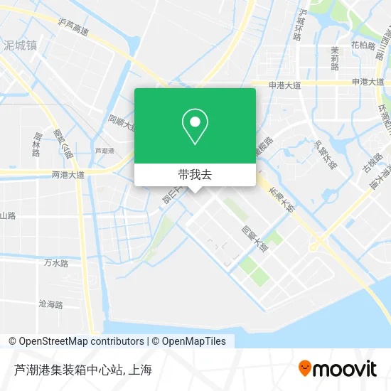 芦潮港集装箱中心站地图