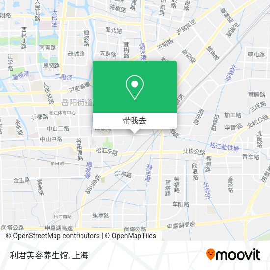利君美容养生馆地图