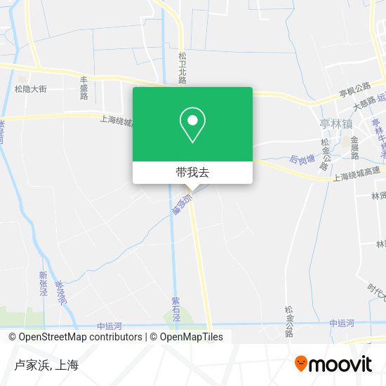 卢家浜地图