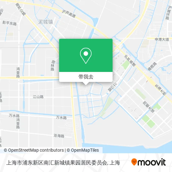 上海市浦东新区南汇新城镇果园居民委员会地图