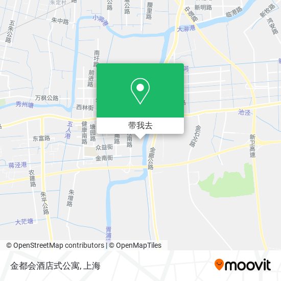 金都会酒店式公寓地图