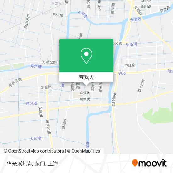 华光紫荆苑-东门地图