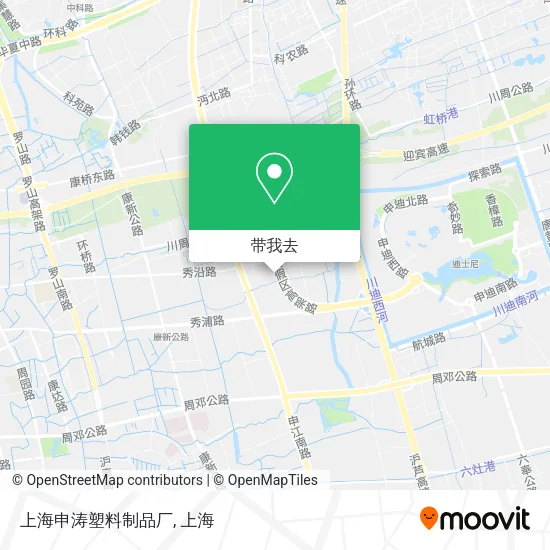 上海申涛塑料制品厂地图
