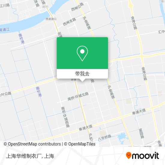 上海华维制衣厂地图