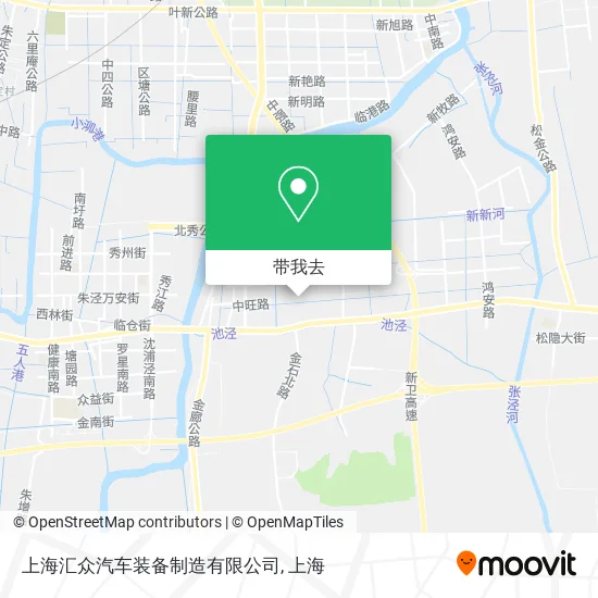 上海汇众汽车装备制造有限公司地图