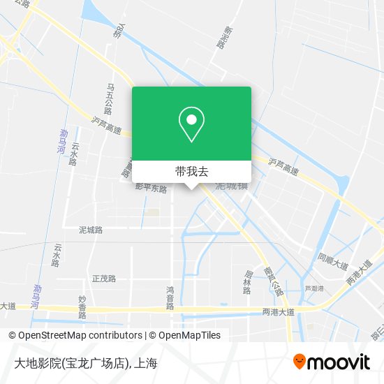 大地影院(宝龙广场店)地图