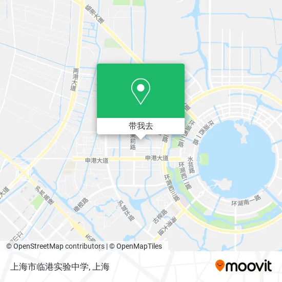 上海市临港实验中学地图