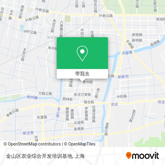 金山区农业综合开发培训基地地图