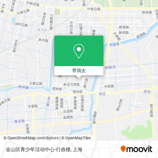 金山区青少年活动中心-行政楼地图