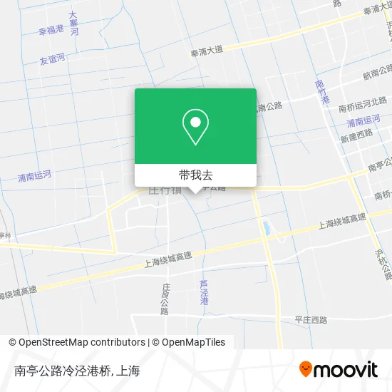 南亭公路冷泾港桥地图