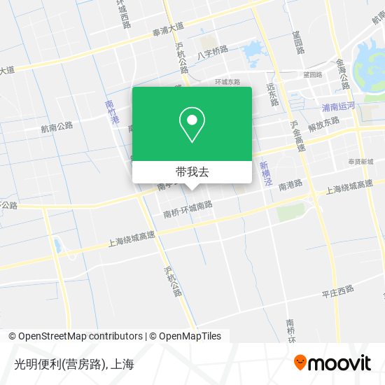 光明便利(营房路)地图