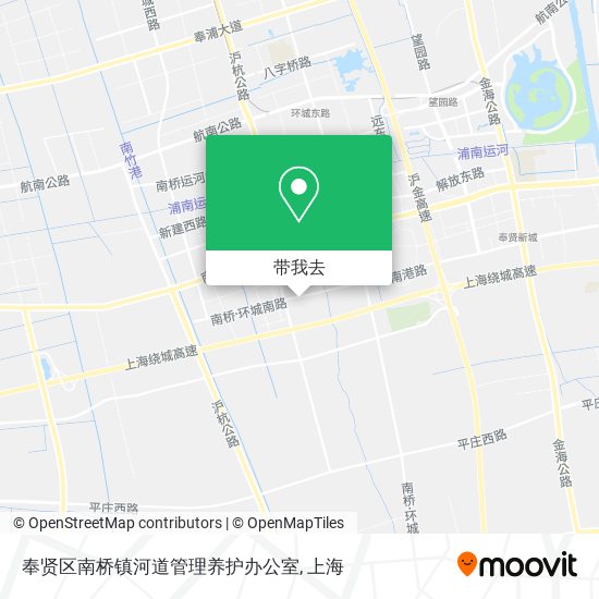 奉贤区南桥镇河道管理养护办公室地图