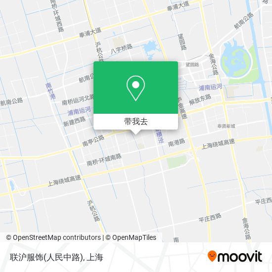 联沪服饰(人民中路)地图