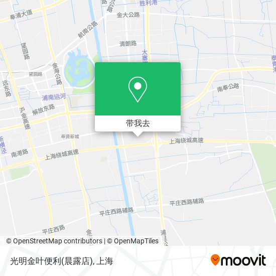 光明金叶便利(晨露店)地图